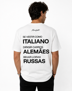 DRESS ITALIAN, DRIVE GERMAN, KISS GIRLS FROM RUSSIAN